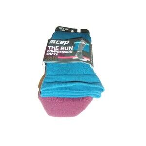CEP The Run Compression Socks 4.0 Size IV Blue Red New Germany One Pair